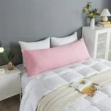 Body Pillow for Adults for Bed with Cover Body Pillow Case Large Firm Cooling Microfiber Insert- White 20 x 54 inch