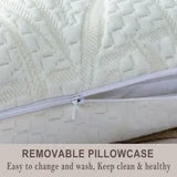 Body Pillow for Adults for Bed with Cover Body Pillow Case Large Firm Cooling Microfiber Insert- White 20 x 54 inch