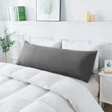 Body Pillow for Adults for Bed with Cover Body Pillow Case Large Firm Cooling Microfiber Insert- White 20 x 54 inch
