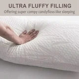 Body Pillow for Adults for Bed with Cover Body Pillow Case Large Firm Cooling Microfiber Insert- White 20 x 54 inch