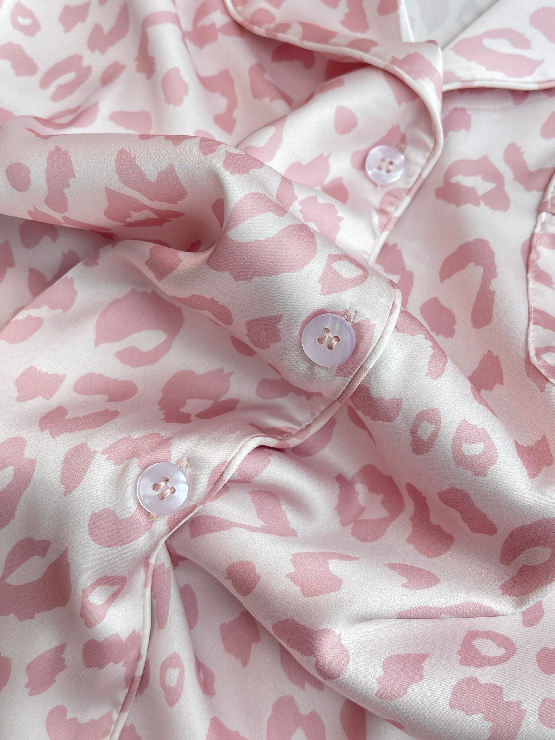  Womens Satin Pajama Set 2-Piece Sleepwear